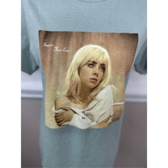 Billie Eilish Happier Than Ever Short Sleeve Tee Size Small - Picture 2 of 6